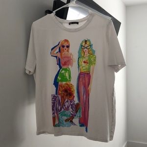 zara graphic tee